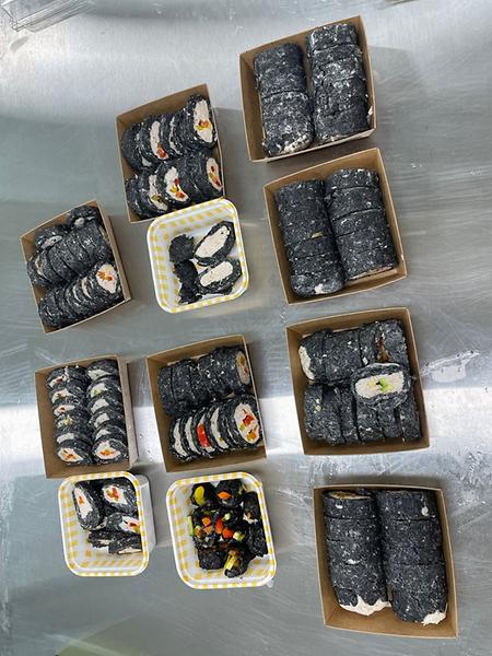 김밥만들기